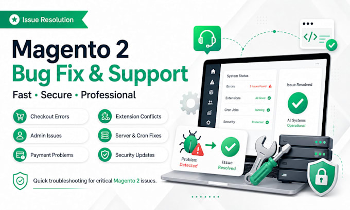 fix, customize, and develop magento 2 stores