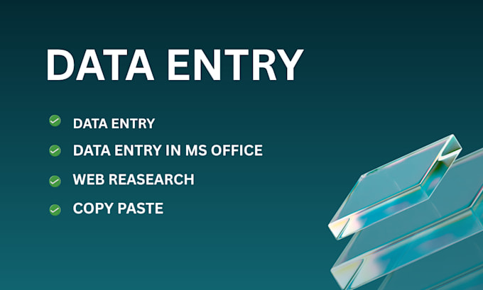 do professional data entry web research copy paste work