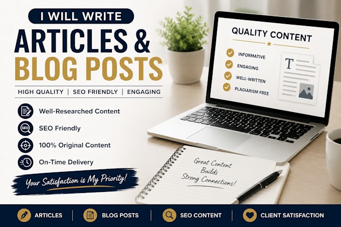 write articles and blog posts