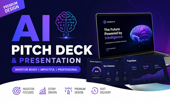ai pitch deck, ai presentation, generative ai investor presentation expert proai