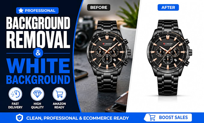 remove bg and create white background images professionally