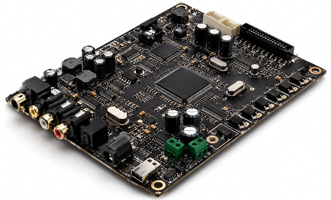 develop digital pcb airplay audio dsp codec guitar effects karaoke pic32mx hifi