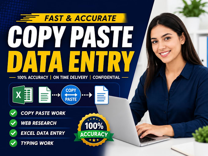 do accurate data entry copy paste work