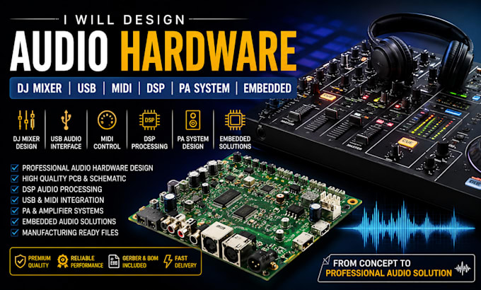 design audio dj mixer usb midi dsp pa system audio hardware