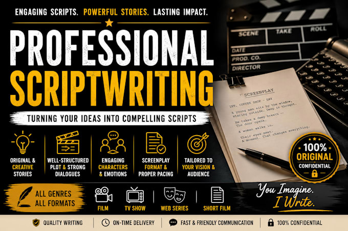 professionally write your video scripts
