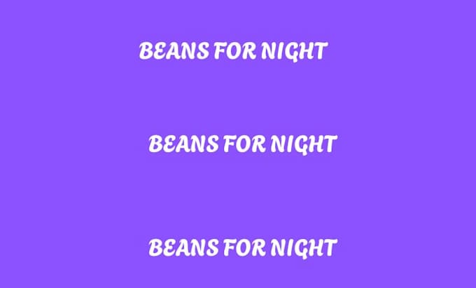 prepare beans and  for dinner