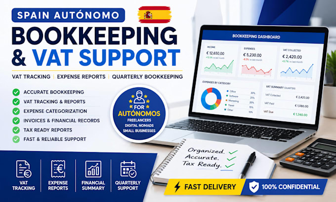 do spain autónomo bookkeeping vat tracking and expense reports