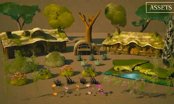 do stylized 3d environment 3d game environment level design 3d game map