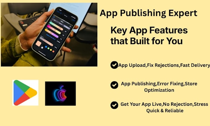 do mobile app publishing on play store and app store