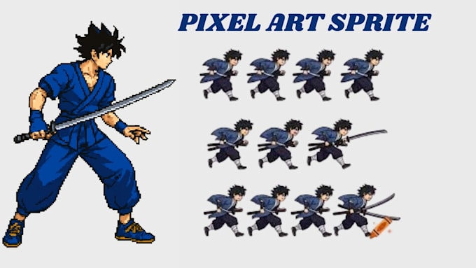 pixel art character pixel sprite sheet 8bit direction sprite pixel art animation