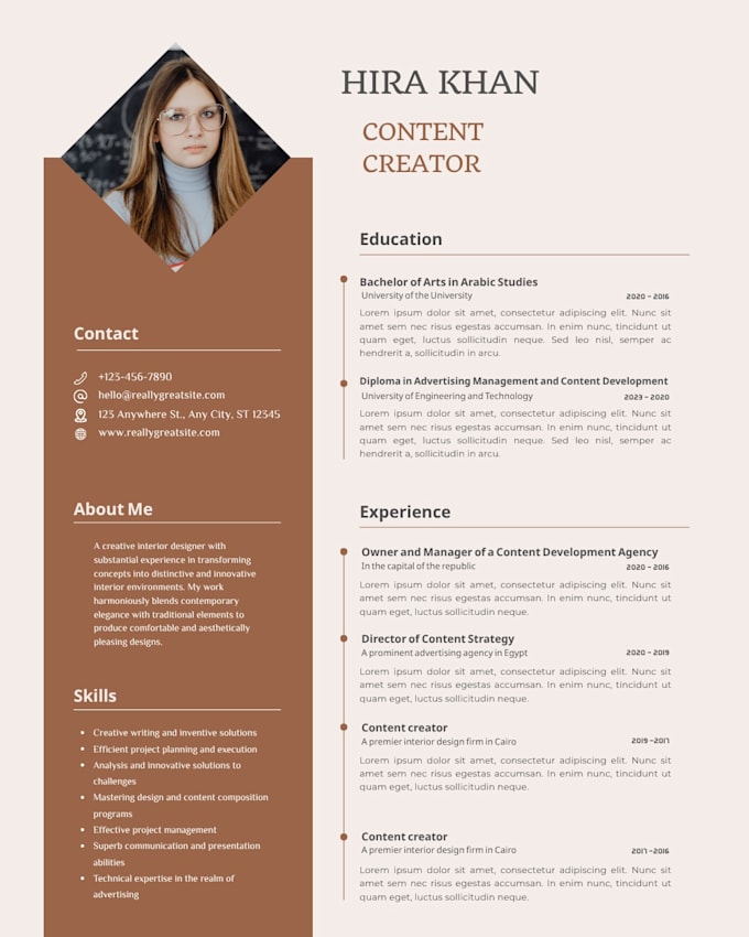 write professional ats CV resume and cover latter