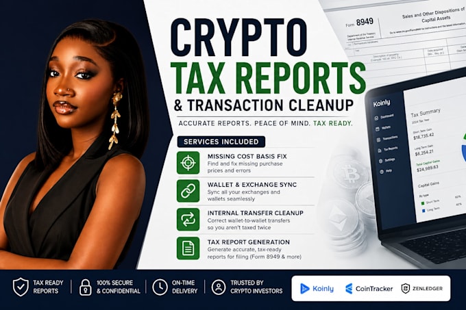 generate crypto tax reports and clean up transaction errors