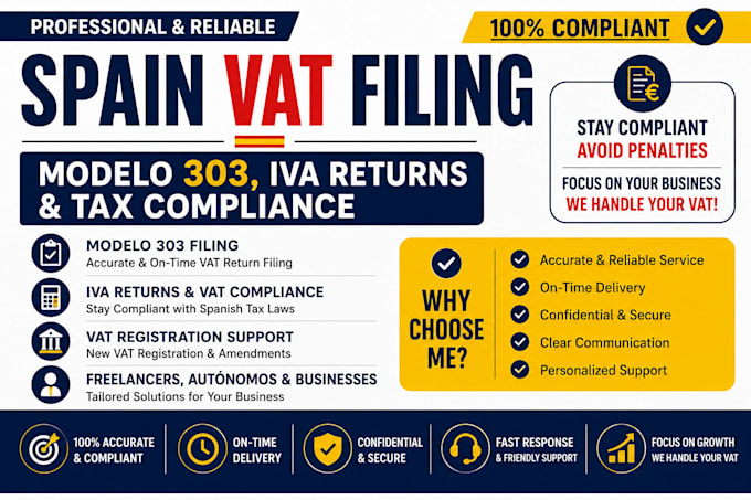 do spain vat filing, modelo 303, iva returns and tax compliance