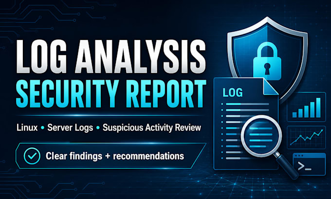 analyze logs and create a simple security report
