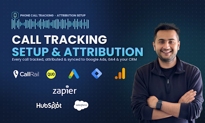 set up call rail phone call tracking with google ad