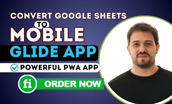 build glide app from spreadsheet, convert google sheet excel to mobile glide app