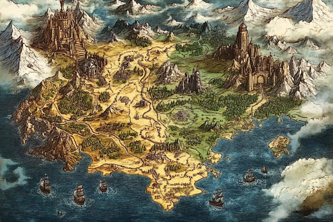 create your fantasy city map