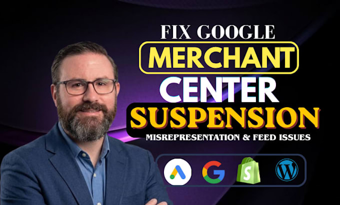 fix google merchant center suspension and shopping feed errors
