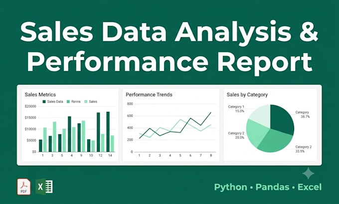 do sales data analysis and deliver a detailed ecommerce performance report