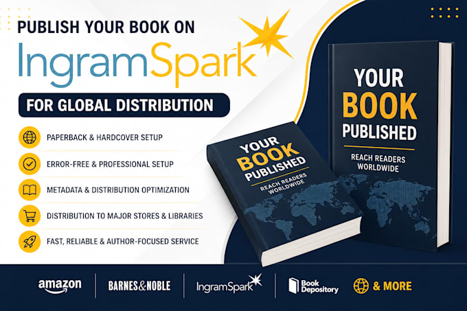 publish your book on ingramspark for worldwide distribution