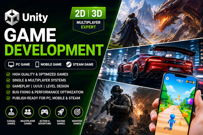 2d3d platformer unity game casual game puzzle game shooting multiplayer game dev