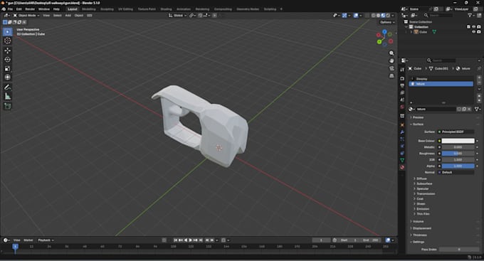 do 3d blender art, coding, and logic explaining text only