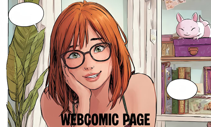 draw comic book pages, webcomic book illustration as comic book artist