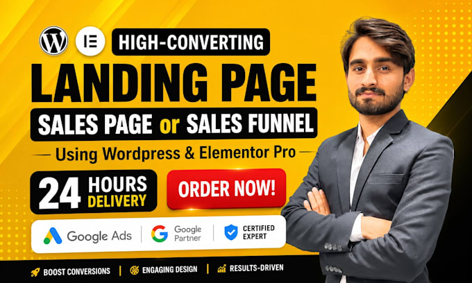 design a high converting cro landing page for google ads and meta ads