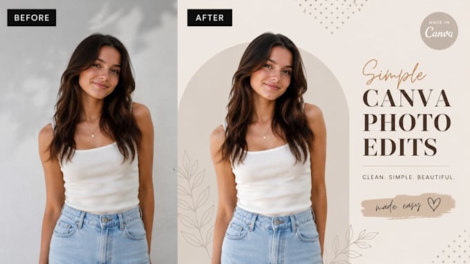edit your photos simply and professinally in canva