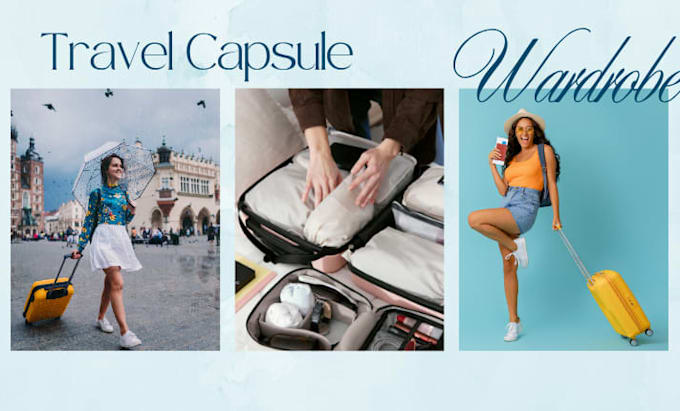 create a capsule wardrobe for your trip