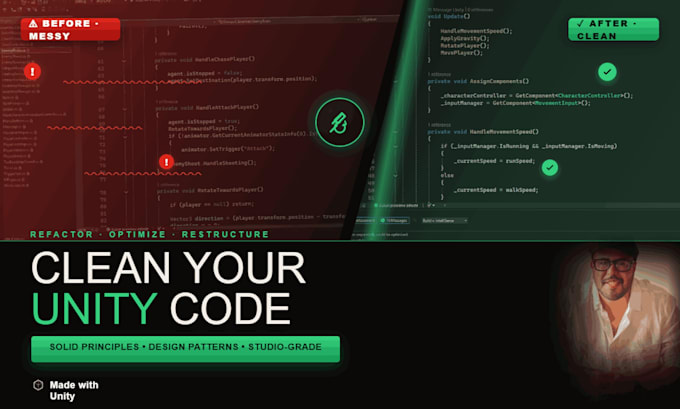 refactor and optimiz your unity scripts