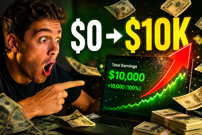 design high CTR finance youtube thumbnails