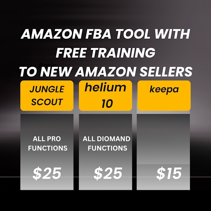 provide you helium 10 keepa canva jungle scout grimmerly