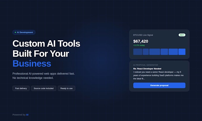 build a custom ai powered tool for your business