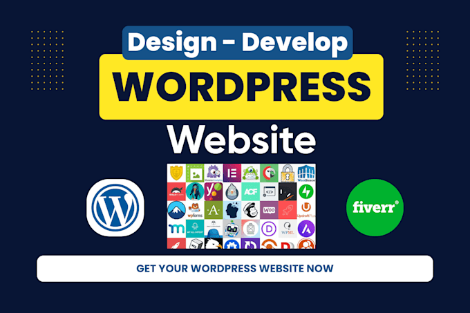 design redesign wordpress website, website development as a web developer