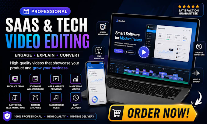 edit software demo videos for your saas brand