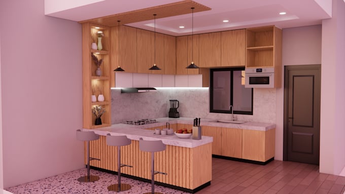 create professional 2d and 3d kitchen designs