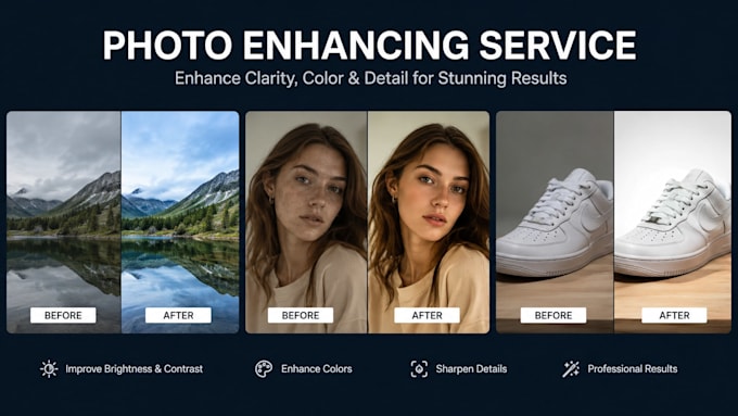 professionally enhance and retouch your photos