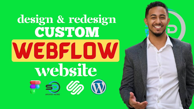 do responsive webflow website and development, figma to webflow