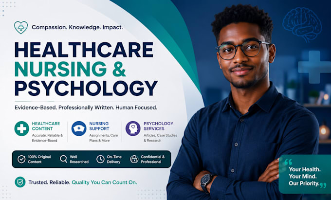 write SEO healthcare nursing and psycology articles