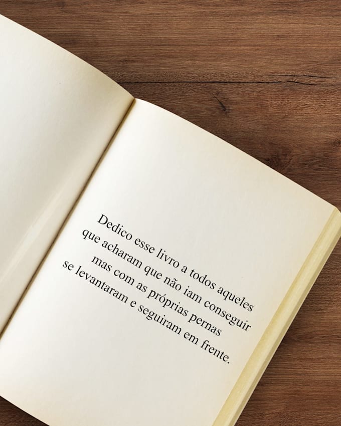 fazer uma resenha, revisar ou editar da sua obra