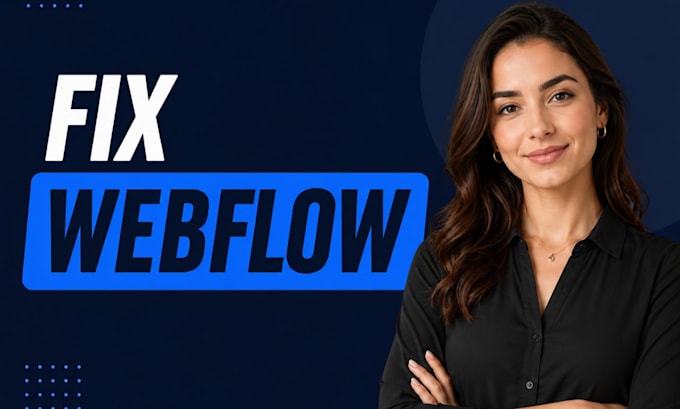 update fix webflow website design, design issues update website