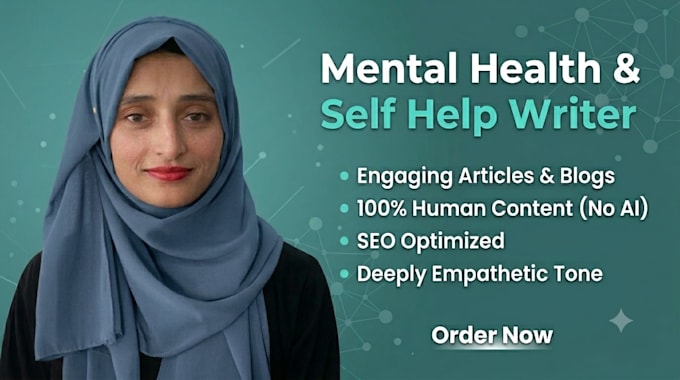 write engaging articles on mental health and self help