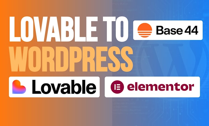 lovable ai to wordpress clone migrate lovable website to elementor