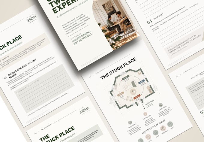 design workbook, planner and journal design