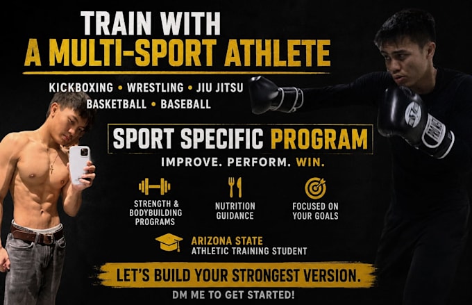 design a custom sports performance and workout program