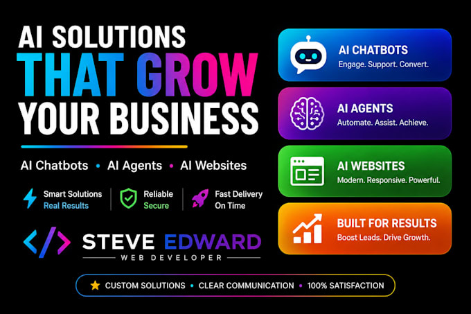 build custom ai chatbot ai agent ai powered website