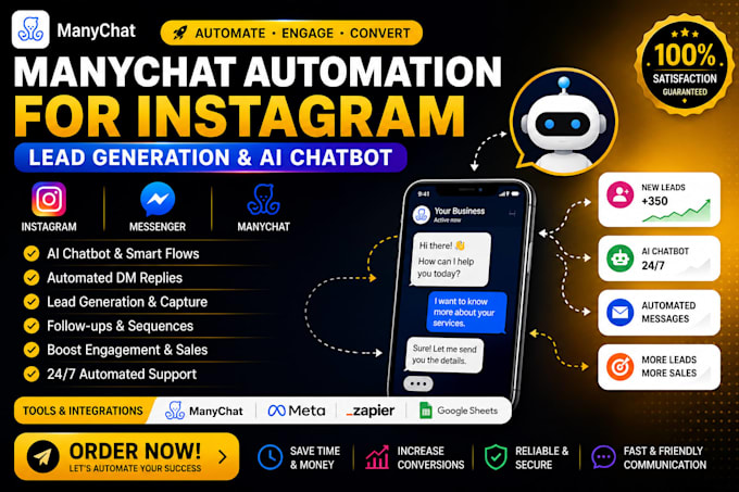 manychat automation for instagram lead generation and ai chatbot