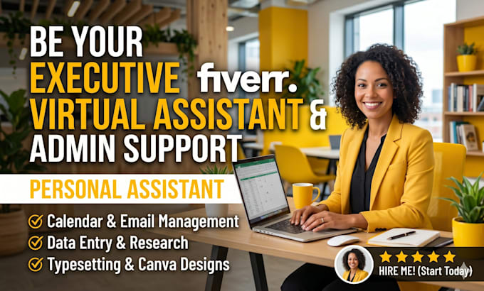 be your executive personal virtual assistant social media virtual assistant