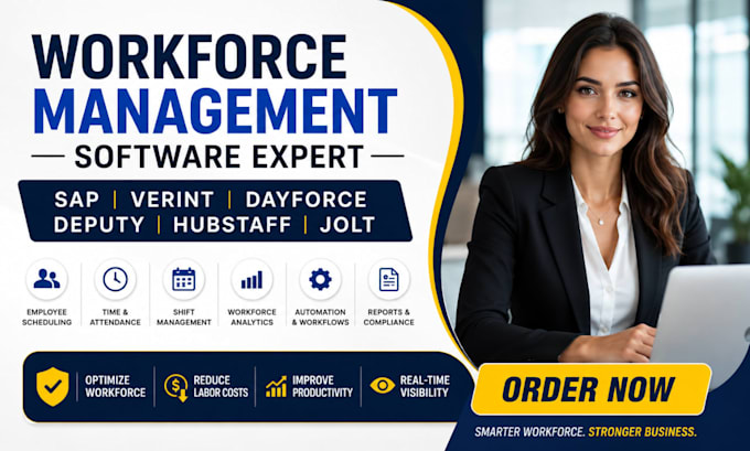 setup workforce management software sap verint dayforce deputy hubstaff jolt